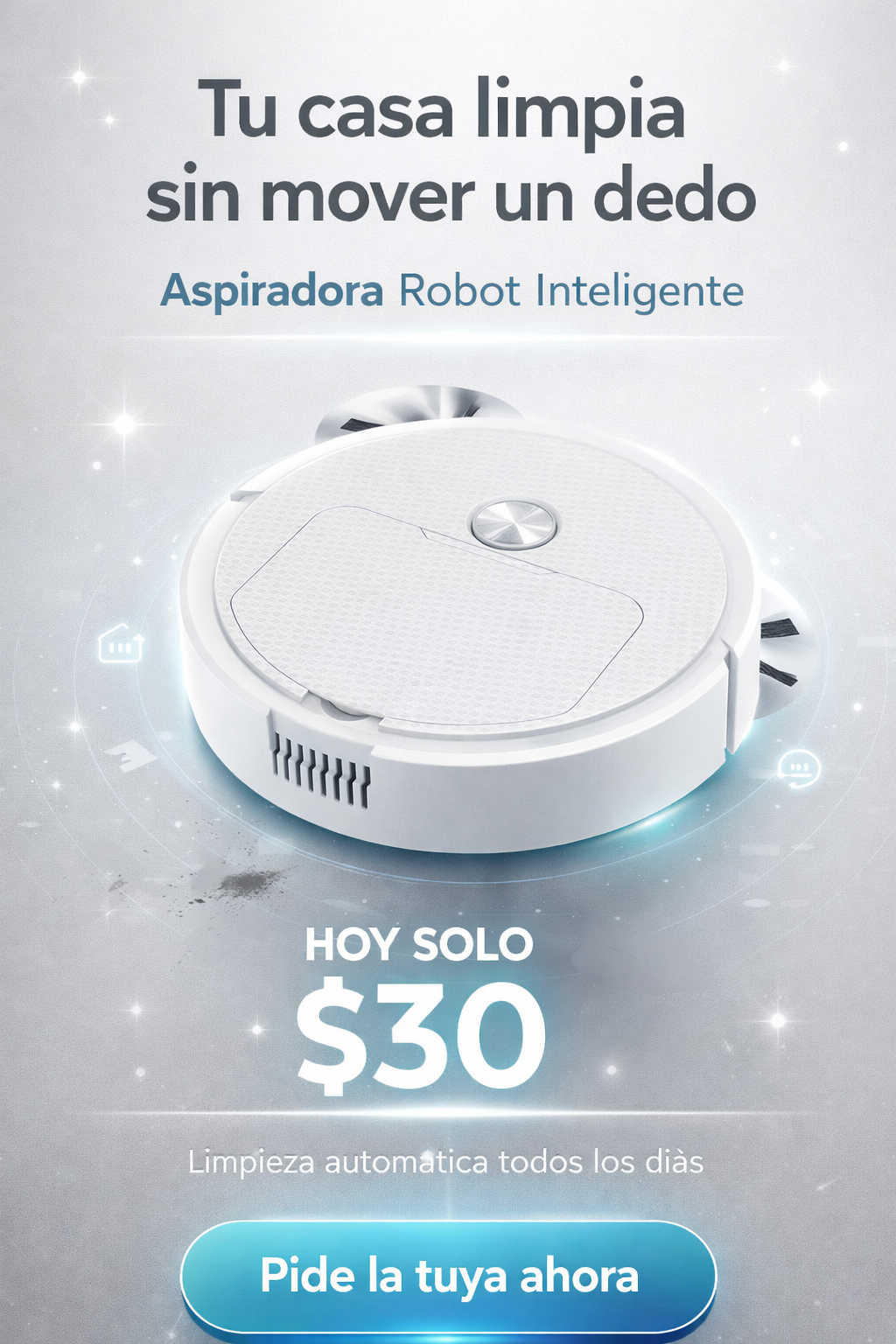 CleanBot ¿Listo para olvidarte de barrer?