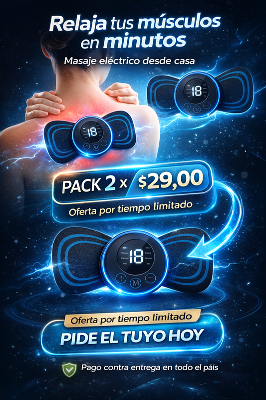 PACK DE 2 PulseFit EMS ¿Hasta cuándo vas a seguir con el dolor muscular?